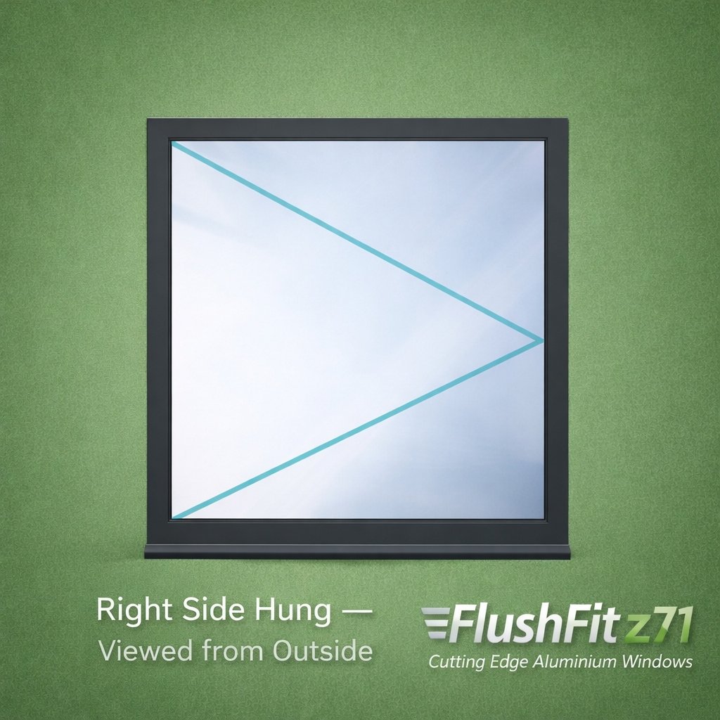 Right Side Hung Casement