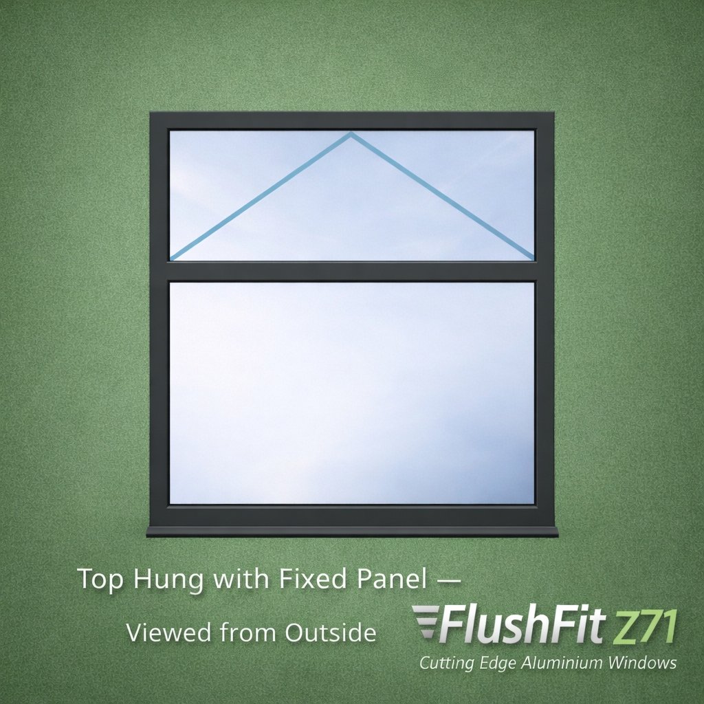 Top Hung with Fixed Panel
