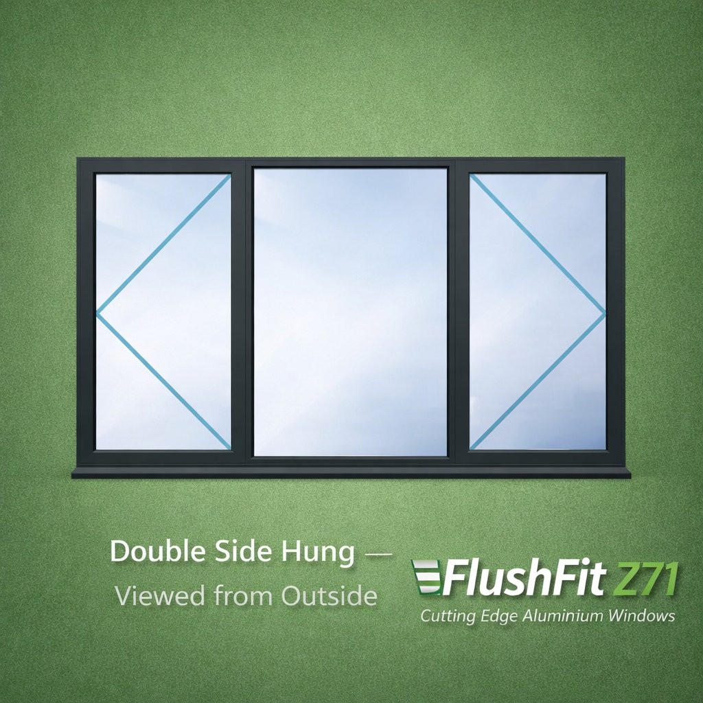 Double Side Hung 3 Pane